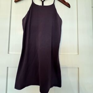 Lululemon Purple Work Out Top Built in Bra Size 8